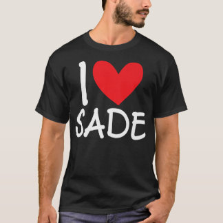 I Liebe Saite Name Herz Personalisiert Girl Frau B T-Shirt