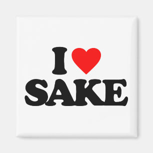 I LIEBE SAKE MAGNET