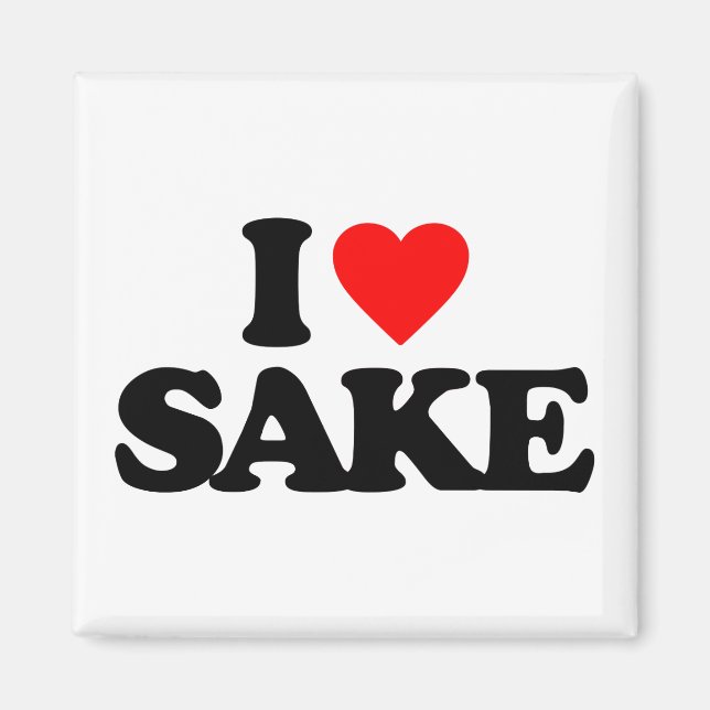 I LIEBE SAKE MAGNET (Vorne)