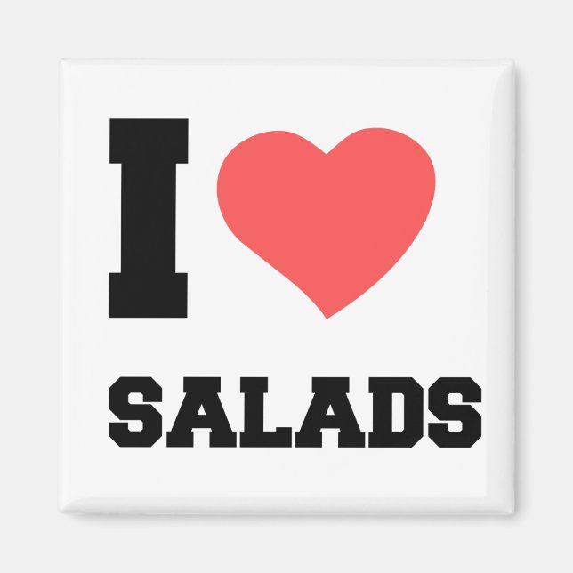 I LIEBE SALADS MAGNET (Vorne)