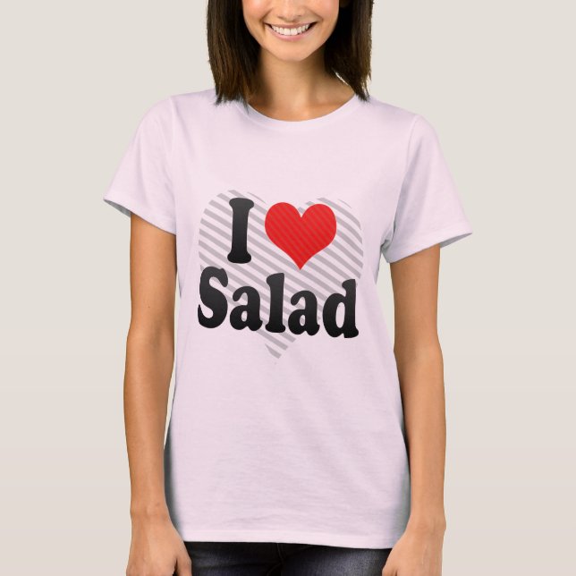I Liebe-Salat T-Shirt (Vorderseite)