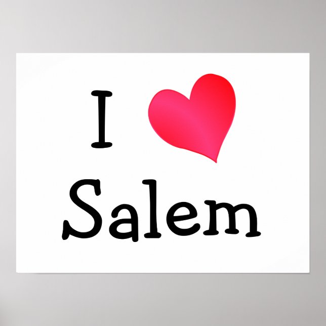 I Liebe Salem Poster (Vorne)