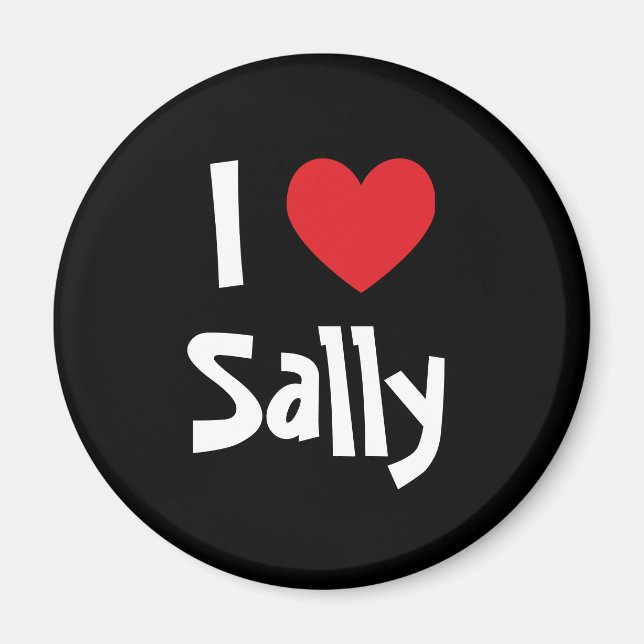 I Liebe Sally Magnet (Vorne)