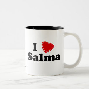 I Liebe Salma Zweifarbige Tasse