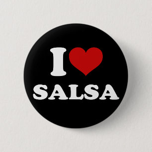 I Liebe Salsa Button
