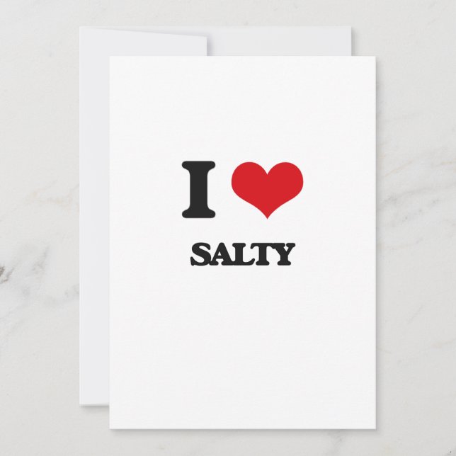 I Liebe Salty (Vorderseite)