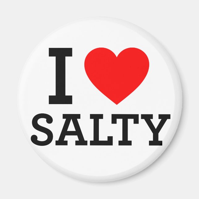 I Liebe Salty Magnet (Vorne)