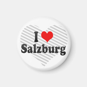 I Liebe Salzburg, Österreich Magnet
