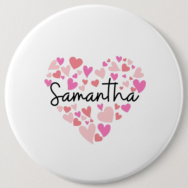 I Liebe Samantha Button (Vorderseite)