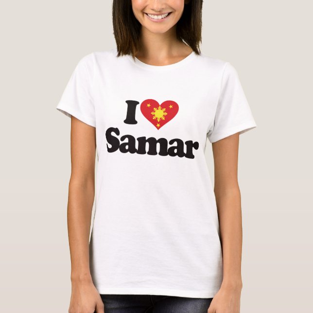 I Liebe Samar T-Shirt (Vorderseite)