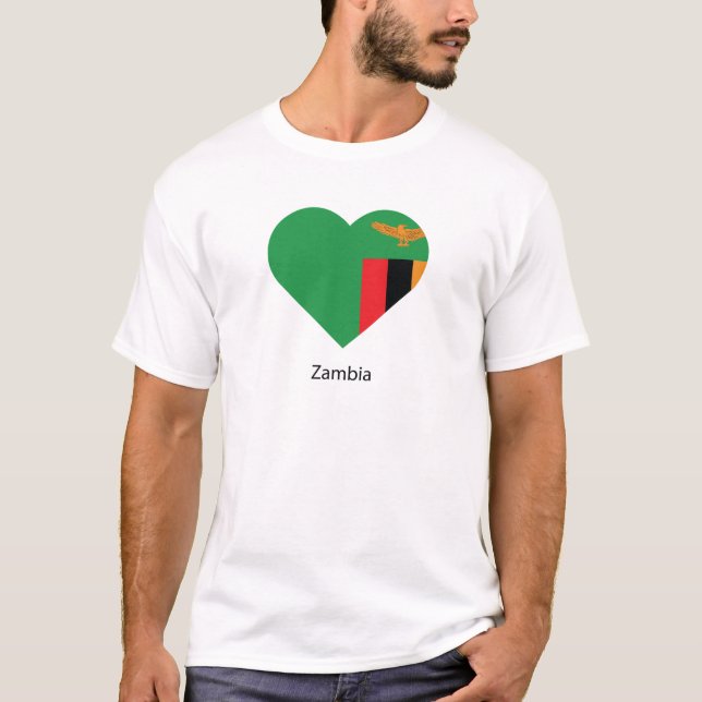 I Liebe Sambia T-Shirt (Vorderseite)
