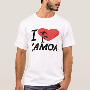 I Liebe Samoa-Inseln T-Shirt