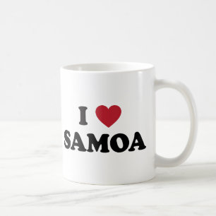 I Liebe Samoa-Inseln Tasse