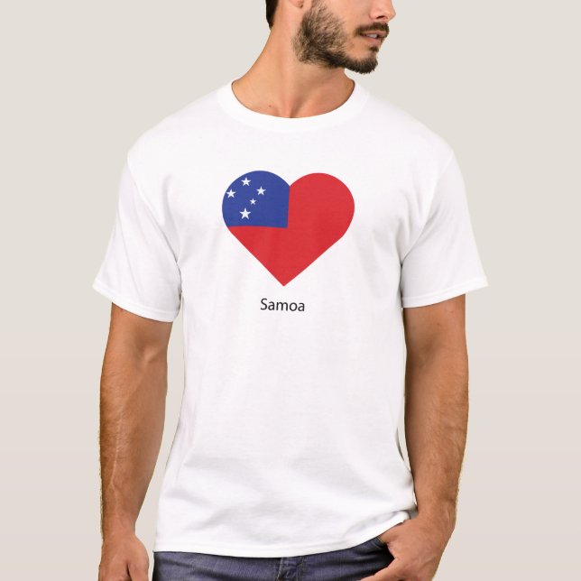 I Liebe Samoa T-Shirt (Vorderseite)