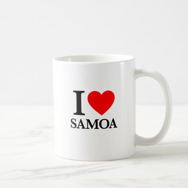 I Liebe Samoa Tasse (Rechts)