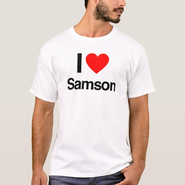 I Liebe Samson T-Shirt (Vorderseite)