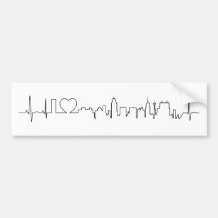 I Liebe San Antonio in einer außerordentlichen ec Autoaufkleber