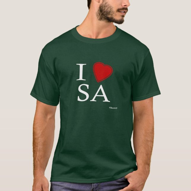 I Liebe San Antonio T-Shirt (Vorderseite)