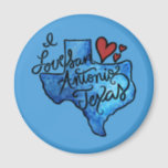 I Liebe San Antonio Texas Magnet<br><div class="desc">I Liebe San Antonio Texas "i Liebe san antonio" texan heart "san antonio texas"</div>