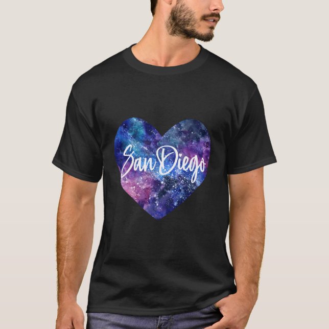 I Liebe San Diego California T-Shirt (Vorderseite)