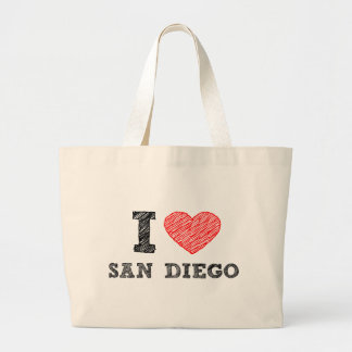 I Liebe San Diego Jumbo Stoffbeutel