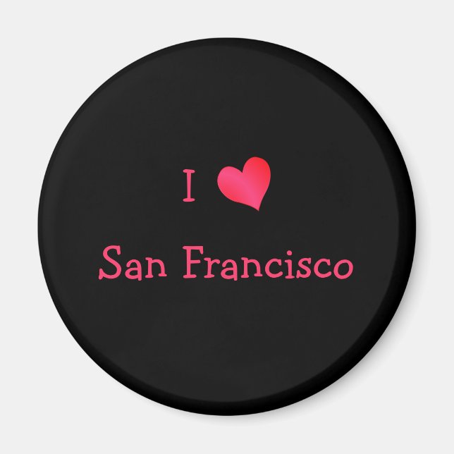 I Liebe San Francisco Magnet (Vorne)