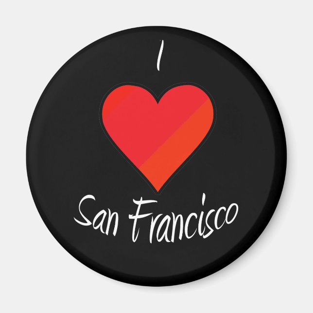 I Liebe San Francisco Magnet (Vorne)