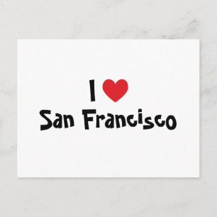 I Liebe San Francisco Postkarte