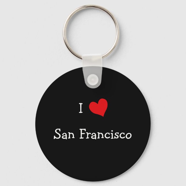 I Liebe San Francisco Schlüsselanhänger (Vorderseite)