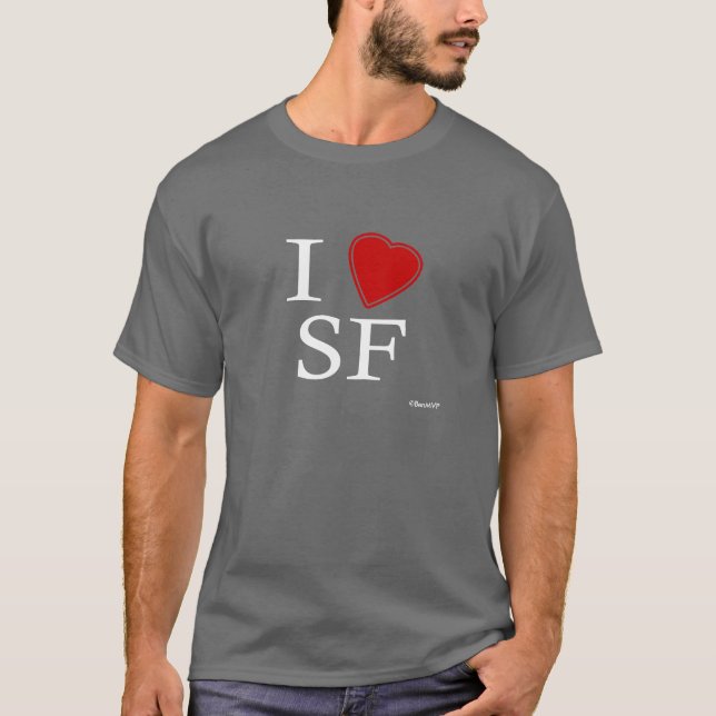 I Liebe San Francisco T-Shirt (Vorderseite)