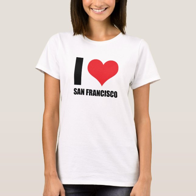 I Liebe San Francisco T-Shirt (Vorderseite)