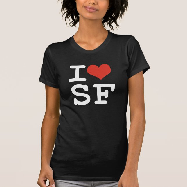 I Liebe San Francisco T-Shirt (Vorderseite)