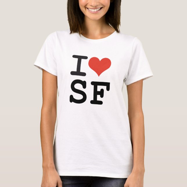 I Liebe San Francisco T-Shirt (Vorderseite)