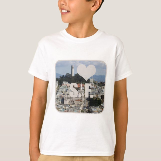 I Liebe San Francisco T-Shirt (Vorderseite)