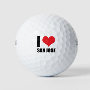 I Liebe San Jose Golfball