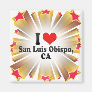 I Liebe San Luis Obispo,+CA Magnet