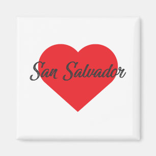 I Liebe San Salvador - El Salvador Magnet