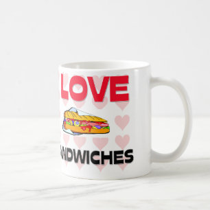 I Liebe-Sandwiche Kaffeetasse