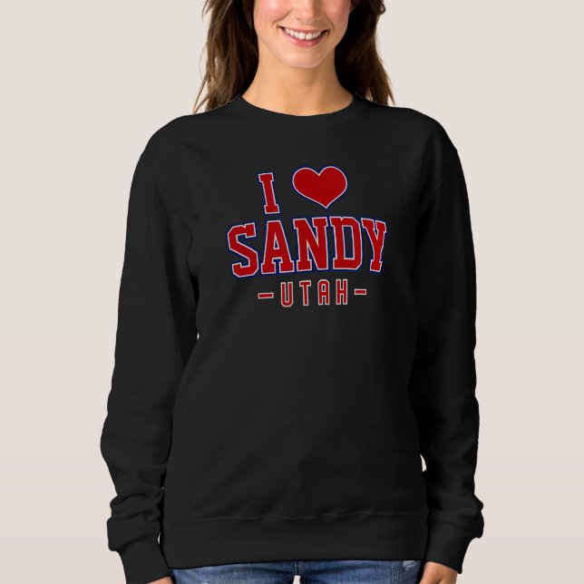I Liebe Sandy Utah Sweatshirt (Vorderseite)
