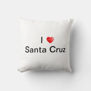 I Liebe santa Cruz Kissen