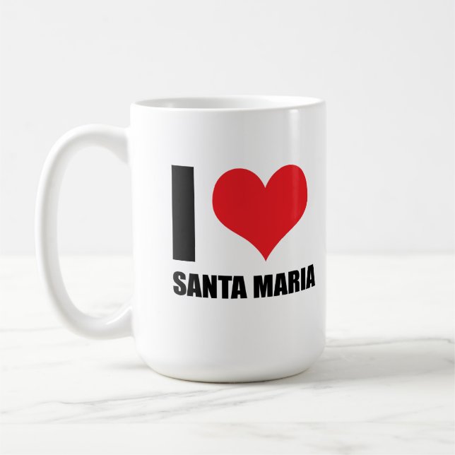 I Liebe Santa Maria Kaffeetasse (Links)