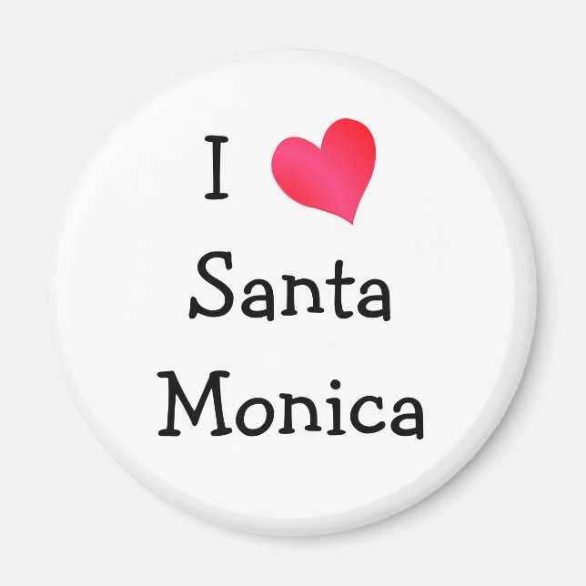 I Liebe Santa Monica Magnet (Vorne)