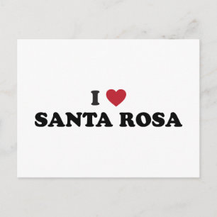 I Liebe Santa Rosa Kalifornien Postkarte