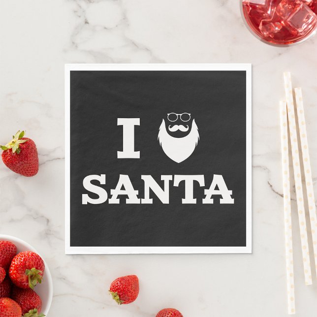 I Liebe Santa Serviette (Von Creator hochgeladen)