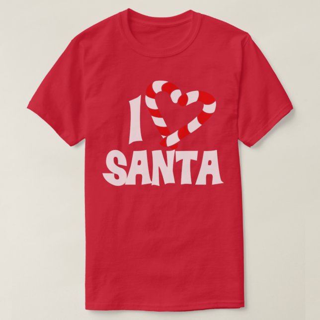 I Liebe Santa T-Shirt (Design vorne)