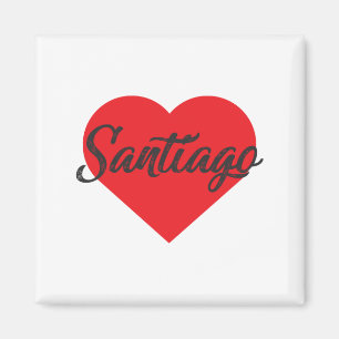 I Liebe Santiago - Chile Magnet