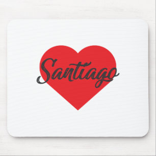 I Liebe Santiago - Chile Mousepad