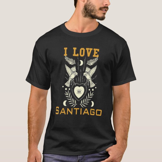 I Liebe Santiago T-Shirt (Vorderseite)