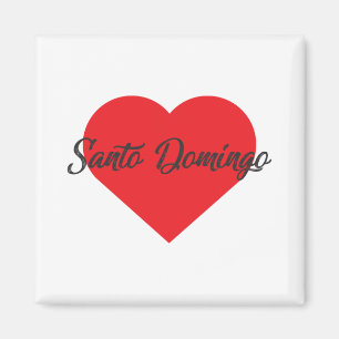 I Liebe Santo Domingo - Dominikanische Republik Magnet