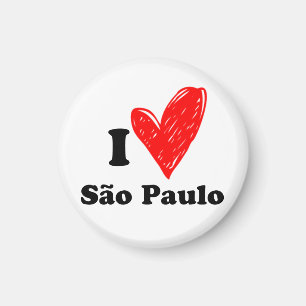 I Liebe São Paulo Magnet